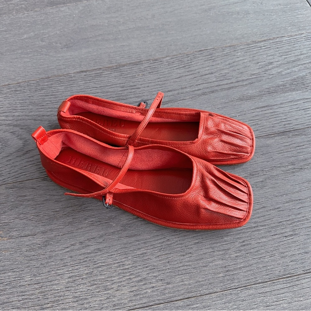Repetto Red Flats